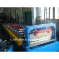 Steel roof/wall panel roll forming machine